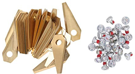 Lybunair 30Pcs Robotic Lawnmower Blades Sturdy Replacement for Robot Mower