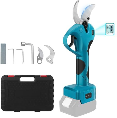 Akku Astschere Kompatibel mit Makita 18 v (ohne Batterie), Max. Öffnung 55 mm, 40 mm Schnittdurchmesser, Elektrische Gartenschere Wiederaufladbare Baumschere für Baumzweige, Blumen, Büsche