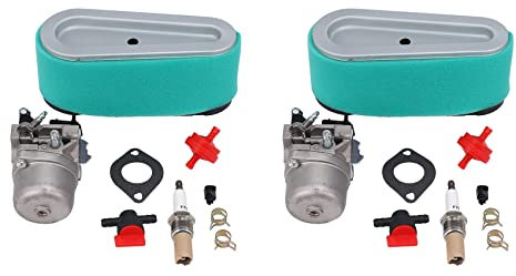 Reinscer 2X Carburatore per Trattorino Tagliaerba 12,5 BriggsandStratton 5-4993 Accessorio Motore