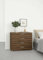 Dmora - Kommode Marinette, Mehrzweckkommode, Schlafzimmerkommode, Schrank mit Schubladen, 80x40 h68 cm, Nussbaum