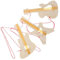 Warmhm 3 Pezzi Chitarra in Legno Supporto Per Chitarra Kit Fai Da Te Per Chitarra Accessori Per Chitarra Ritagli Di Artigianato Fai Da Te Chitarra Per Chitarra Finta Di Legno
