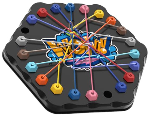 SVCEQZE Verdrehtes Seil Puzzle Spiel - Interaktives Geschicklichkeitsspiel mit Knobelaufgaben für Strategie & Feinmotorik - Fädeln & Entwirrspielzeug Eltern-Kind Interaktion Lernspiel für Zuhause