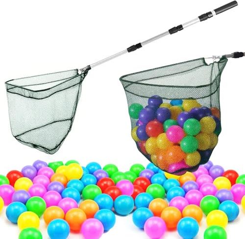 stufool Bällebaden-Aufhebungsschaufel, Bällebad-Picker oben für Kleinkinder/Kinder/Haustiere, verstellbarer Ballpicker für Grube