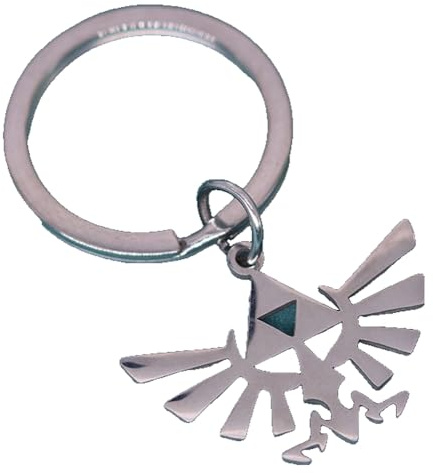 KREATIONS Edelstahl Zelda Anhänger Schlüsselanhänger