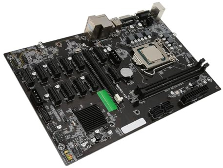 LICAEVEY Gaming-PC-Motherboard-Set B250B – Inklusive G3930-CPU und 8 GB DDR4, Multi-GPU und Gigabit-LAN-Unterstützung für eine Stabile Desktop-Computermontage