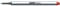 LAMY M 66 Mine 821 – Tintenroller-Mine aus Metall in der Farbe Rot für LAMY Tintenroller ohne Kappe – Strichbreite M