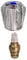 Cornat TEC302401 Ventiloberteil, Acryl, 1 / 2 Zoll, uni blau