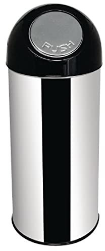 Bolero Abfalleimer mit Drückdeckel 40L