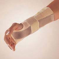 bort 103580 haut Arm- und Handgelenkschiene zur Unterstützung des Handgelenkes mit zusätzlichem Stabilo-Band rechts oder links, rechts x-large, beige