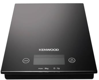 Kenwood DS400 - kitchen scales (Black, 170 x 220 x 18 mm, Glass)