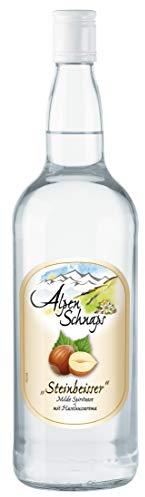 Alpenschnaps | Steinbeisser | 1 x 1l | Haselnuss | pures Alpenglück im Glas