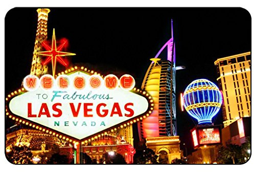 Cadora Magnetschild Kühlschrankmagnet Las Vegas V
