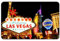 Cadora Magnetschild Kühlschrankmagnet Las Vegas V