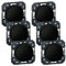 LEGRAND | Multipack Dooxie 6 Interrupteurs Va Et Vient Noir Composable, Montage Encastré, Finition Mate, Protection Surface Laquée
