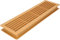 KOTARBAU® Rejilla de ventilación 13,5 x 48,8 cm Rejilla de extracción de aire Beige Ventilación de Puerta Baño Rejilla de láminas de plástico Rectangular Resistente