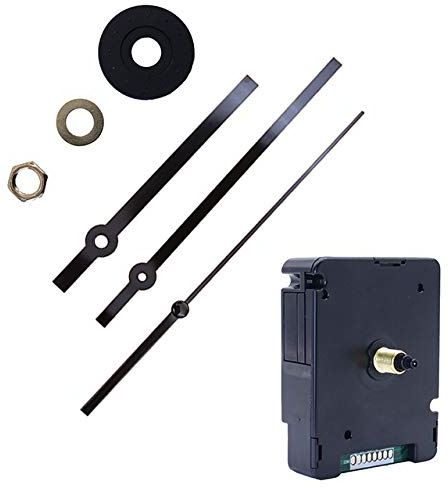 DEEWISH Uhrwerk,HD 1688-17 mm Achslänge Radio Controlled Clock Movement Scanning Clock Movement Quarz Uhrwerk Wanduhr Elektrisches Uhrwerk Uhrenlaufwerke Funkuhr (72 * 56 * 19mm, 9865)