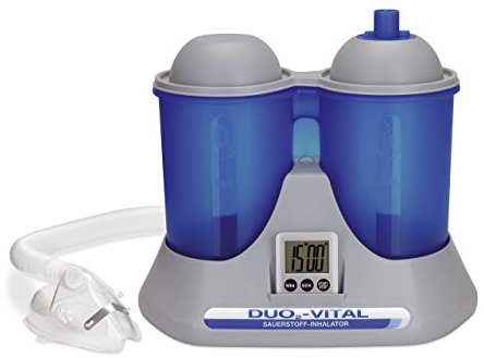 DUO2-VITAL Sauerstoff-Inhalator + 2 Vorratspacks