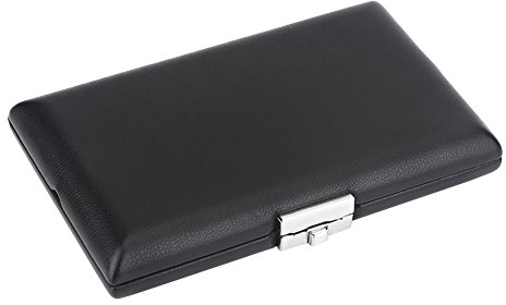 Fagott Schilf Fall, Wasserdicht Pu Lederbezug Schwarz Fagott Schilf Behälter Box Koffer mit Schlitzen für 6 Stück Schilf