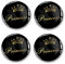 4 x Gel Aufkleber für Nabendeckel 60mm Durchmesser Felgenaufkleber Sticker für Felgen Emblem Doming für Auto Kfz Tuning Zubehör DM007 (Nr. 9 Princess, Gel Aufkleber Set)