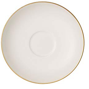 Villeroy & Boch Signature Anmut Gold Mokka- und Espressountertasse, 12 cm Ø, weiß/Gold