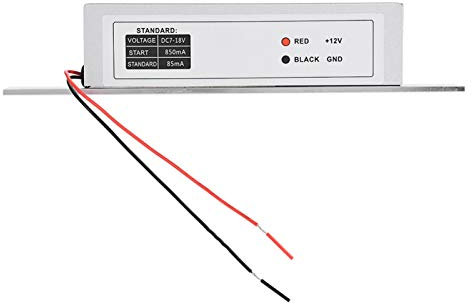 Serratura elettrica con catenaccio, catenaccio elettrico/serratura per porta in legno/metallo a prova di guasto per kit sistema di controllo accessi