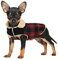 CITÉTOILE Warme Hundemantel Fleece, Wintermantel Winterjacken für Kleine/Große/Mittlere Hunde, Hundejacke Hundekleidung Hundepullover mit Geschirrloch für Outdoor Indoor, Rot, S