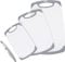 Albert Austin Plastic Cutting Board Set of 3 with Peeler Kitchen Dishwasher Safe Anti Slip Chopping Board with Hanging Hole Handle Juice Groove Large Medium Small BPA Free Board for Vegetable Meat