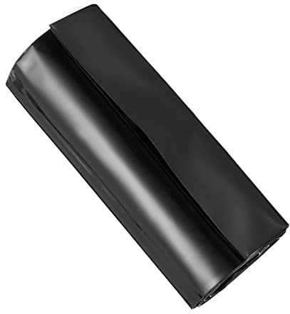 DMiotech 103mm Flat 1m Battery Sleeves PVC Wraps Heat Shrink Tubing for 18650 Battery Pack Black