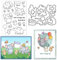 INFUNLY Elefant Klare Stempel Und Stanzen Für Die Kartenherstellung DIY Metallstanzungen Tier Wort Silic Stamp Für DIY Craft Scrapbooking Decor Easter St. Patricks Day Geschenke