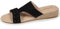 Isotoner Pantoletten, Damen, Komfort, Nieten, Schwarz , 39 EU