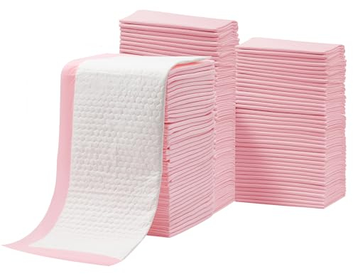 Einweg-Wickelunterlagen (50 Stück), Baby-Inkontinenz-Windelunterlagen, 45,7 x 61 cm, extra groß, super weich und dick, ultra saugfähig und wasserdicht, deckt jede Oberfläche für Baby-Windelwechsel ab