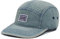 Clakllie Baumwolle Basecap Snapback 5 Panel Cap Flacher Krempe Baseball Cap Flat Brim Dad Caps UV-Schutz Golf Tennis Cap,Retro Blue