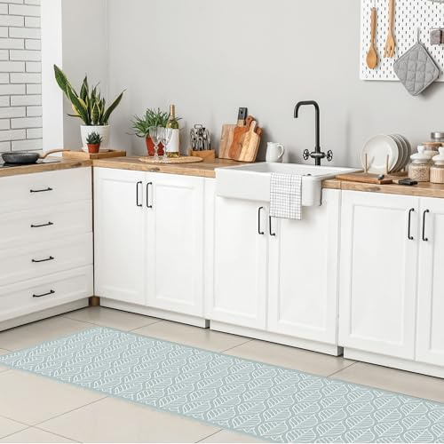CREARREDA Teppich Läufer für Küche, Flur & Wohnraum Teppichläufer auf Maß Isolierend, Feuerhemmend, Kratzfest, Hypoallergen, Wasserabweisend Küchenläufer Wohnzimmer Teppich Made in Italy
