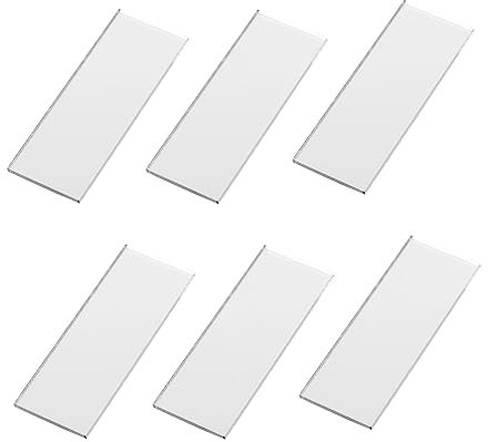 Rechteckige Acrylspiegel 10 Stück für Bastelarbeiten