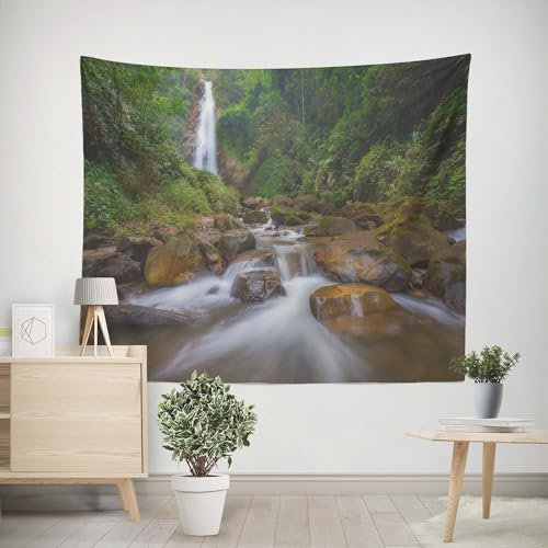 EHOMERY Wandbehang Teppich Wanddecken Deko Fallen Wandteppich Aesthetic Indie 3D Wanddekor Wohnzimmer Schlafzimmer Wandbehang Dekoration 100x70cm