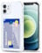Svanove for iPhone 12 Case Wallet Clear, Card Holder Case with Credit Card Slot, Thin Slim Transparent Silicone Grip Soft Rubber Protective Shockproof Airbag Bumper for Women, Clear
