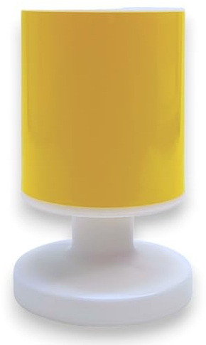 Niermann Standby Akku-Tischleuchte Sonnengelby, 2200mAh, 1,5 Watt LED, bis zu 8 Stunden Leeuchtdauer, inkl. USB Kabel, Kinderlampe, Kinderleuchte