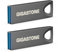 【GIGASTONE】Z70 128GB 2 Pack, USB 3.2 Gen1, USB Flash Drives, Reliable for PC and Mac, Waterproof Metal, Mini and Robust, USB 2.0 / USB 3.0 / USB 3.1 Interface Compatible