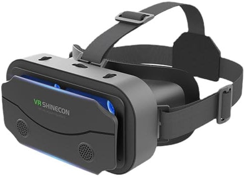 Cuffie per realtà virtuale – Fasce regolabili per realtà virtuale, visore VR occhiali VR, telaio di supporto per smartphone, immersiva HD VR per film e visione TV, intrattenimento VR interattivo