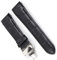 INSTR Lederarmband mit gebogenem Ende für Tissot T035 Automatc Man Uhrenarmband mit Stahlschnalle(8,23mm)