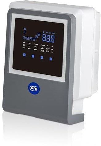 Gre SWGA100 - Électrolyseur au sel connecté, Tout-en-Un avec contrôleur de PH, pour piscines jusqu'à 100 m3