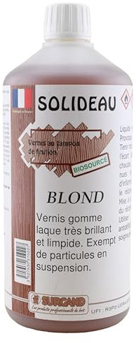 VERNIS SOLIDEAU / VERNIS TAMPON GOMME LAQUE BRILLANT (1 L)