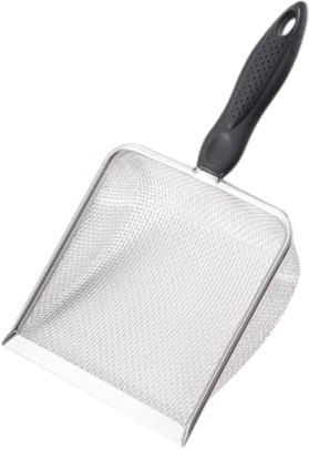 KESOTO Katzenstreu Schaufel Metall Lifter für Kleine Haustiere, Netz 2x2mm