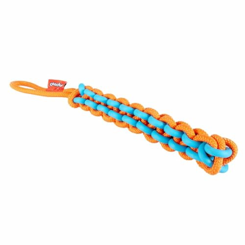 Ebi Coockoo Twisting Tugger Spielzeug für Hunde, 45 cm x 4,5 cm, Blau/Orange
