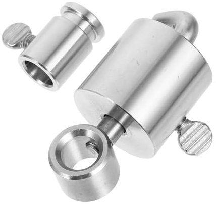 BEBEMOKO Bilanciere Peso in Acciaio Resistente Per Spiedo Rotante Barbecue Accessorio Riutilizzabile Per Cottura Uniforme e Rotazione Stabile Adatto Spiedini e Kebab All Aperto