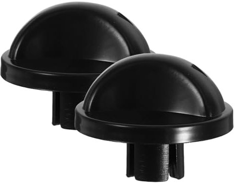 UKCOCO 2pcs Universal Electric Fan Switch Replacement Knobs Black Fan Control Knobs Timer Function and Range Control