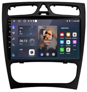 Estéreo de Automóvil para Mercedes Benz C Class S203 CL203 W203 2000-2004 HD Pantalla Tactil Radio Reproductor Reproductor de Internet, Bluetooth, WiFi, 4 Nuclear 1G+16G