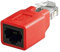 Wentronic - Cable de red cruzado (con conector macho cat.5e RJ45 a conector hembra RJ45)