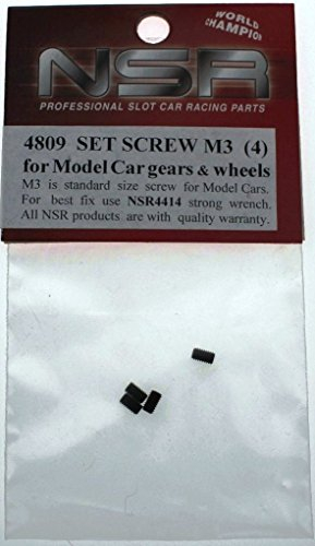 NSR Zubehör 804809 Set screw M3 - 2 mm axle (4 Stück)