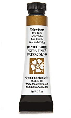 Daniel Smith Extra Fine Watercolor Paint, 5ml Tube, Yellow Ochre, 284610114, 1.7 Fl Oz (Pack of 1)
